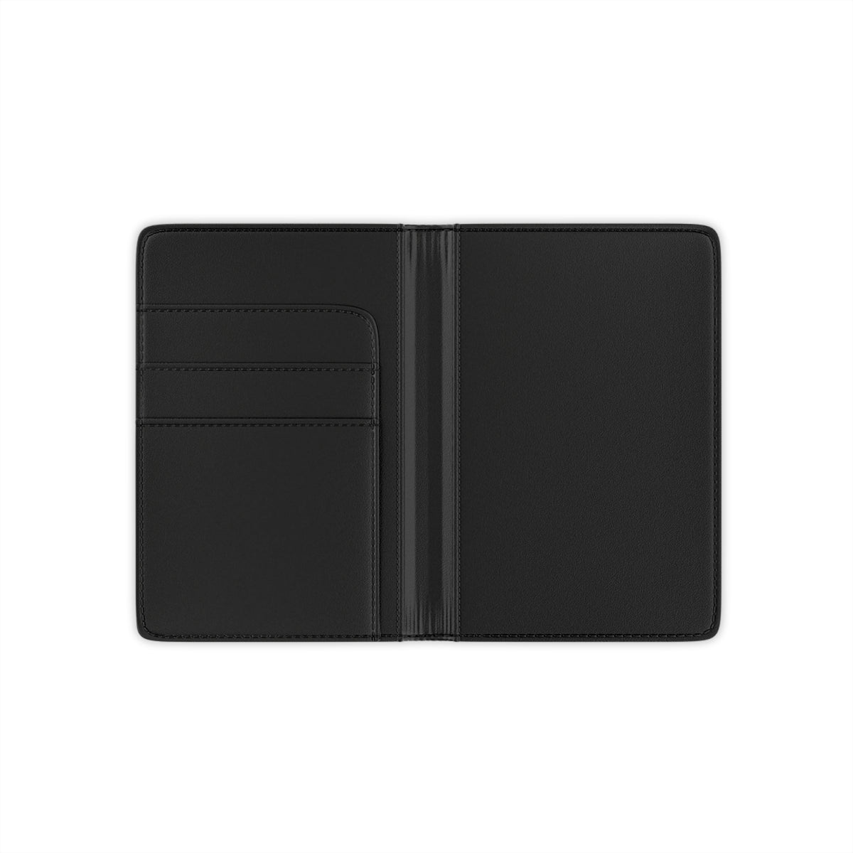 Gujjar Personalized Passport Cover - Leather Travel ID Holder with Star & Leaf Design