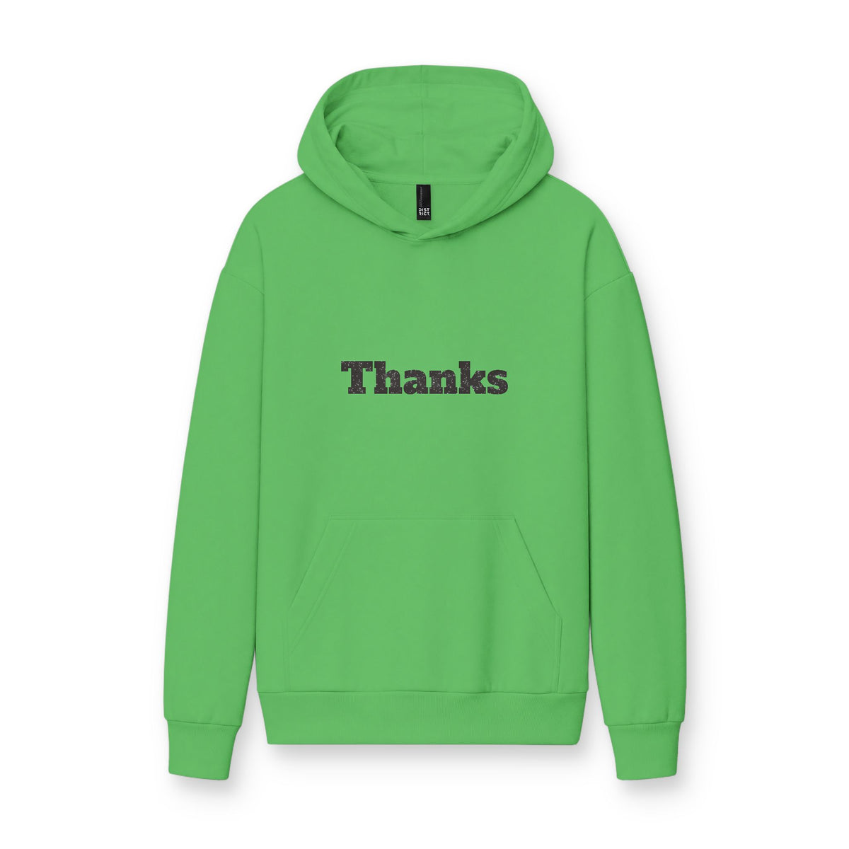 Thanks Hoodie — Minimal Thank You Graphic Pullover