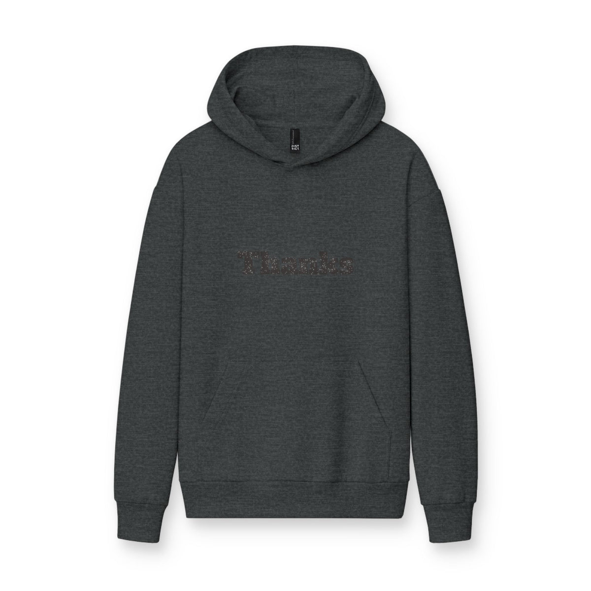 Thanks Hoodie — Minimal Thank You Graphic Pullover