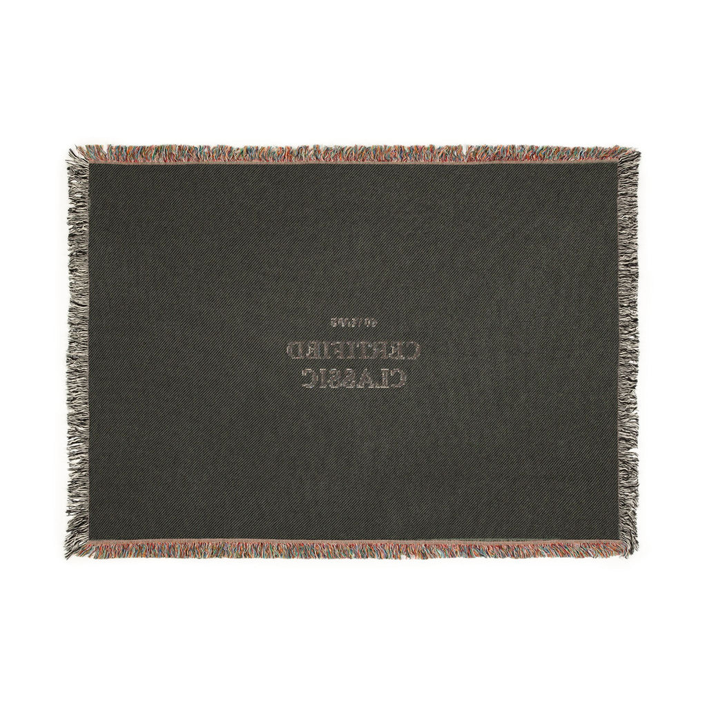 Certified Classic Woven Blanket — Vintage-Look Throw for Living Room & Gift