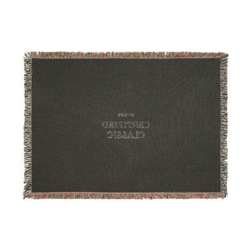 Certified Classic Woven Blanket — Vintage-Look Throw for Living Room & Gift