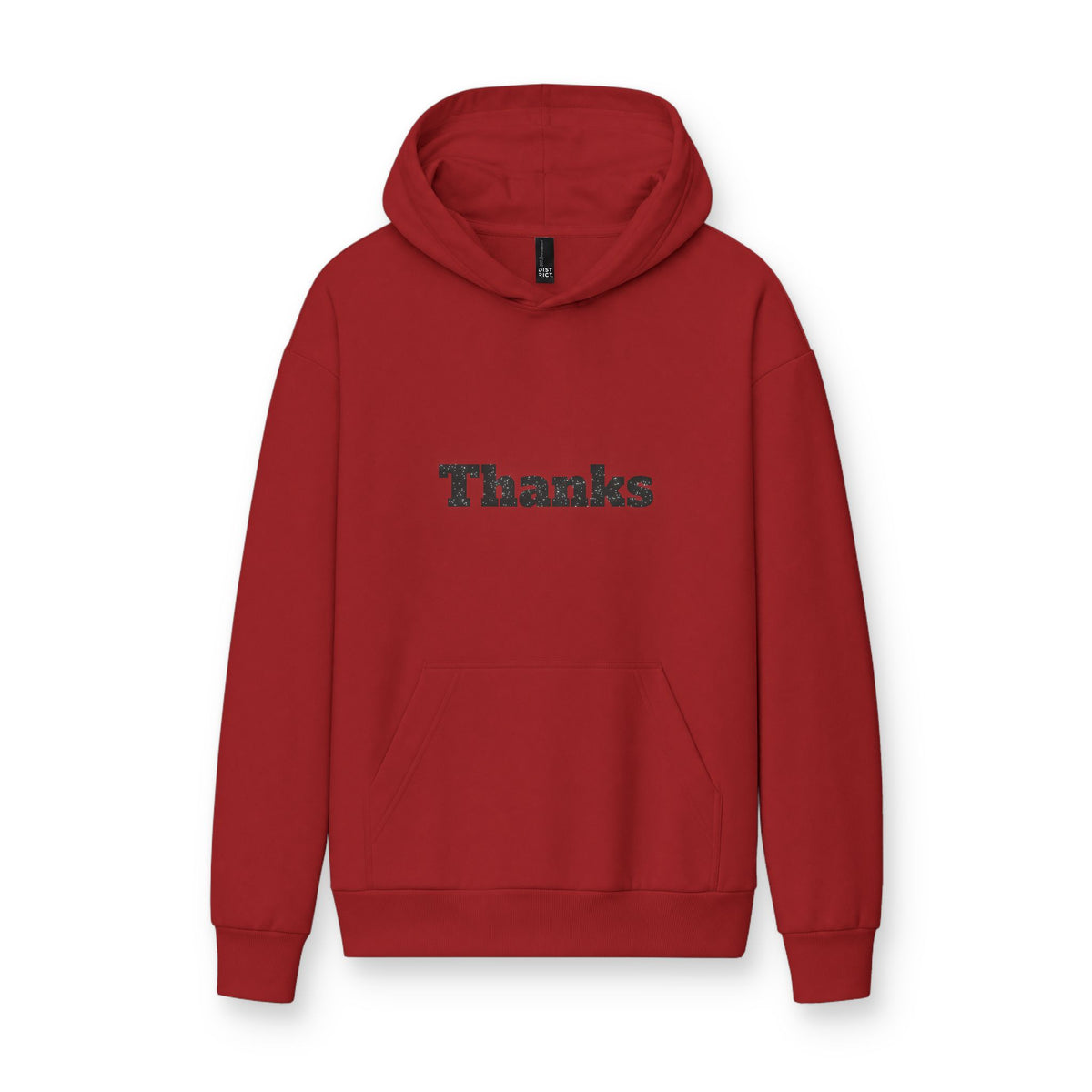 Thanks Hoodie — Minimal Thank You Graphic Pullover