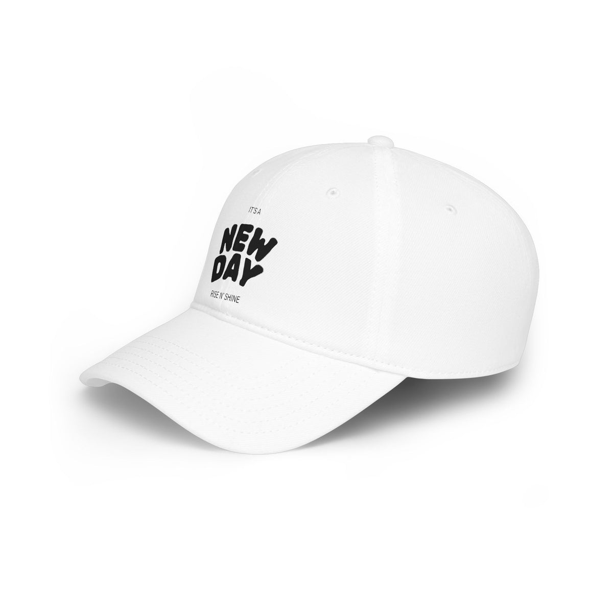 New Day Embroidered Baseball Cap — "It's a New Day" Low Profile Hat