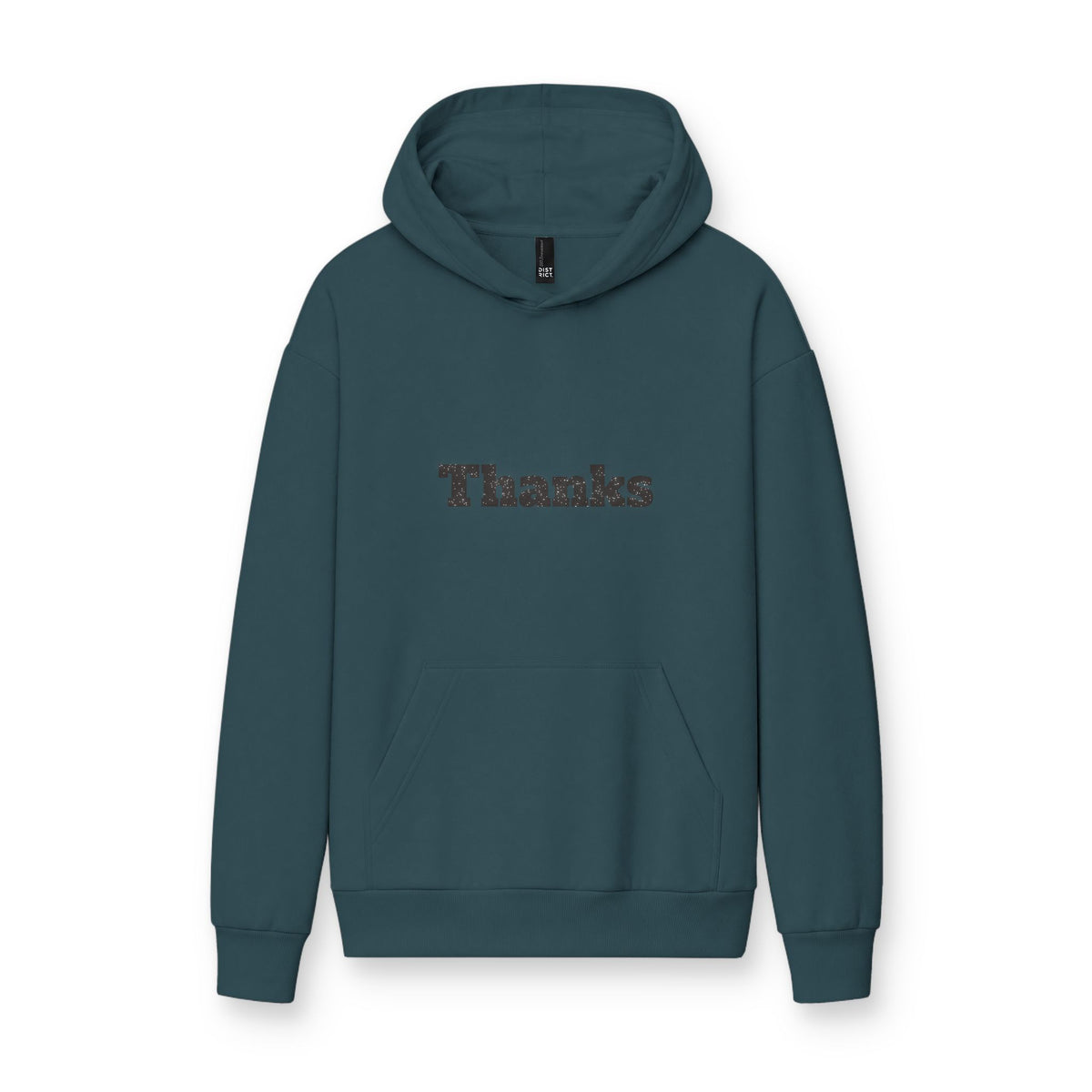 Thanks Hoodie — Minimal Thank You Graphic Pullover