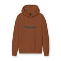 Thanks Hoodie — Minimal Thank You Graphic Pullover