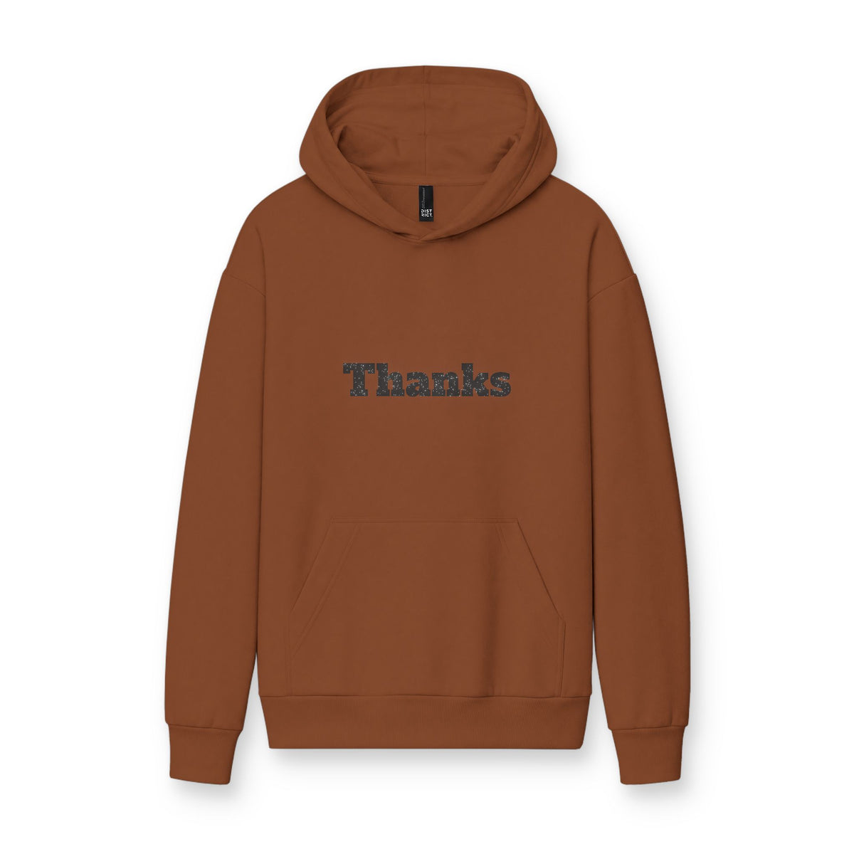 Thanks Hoodie — Minimal Thank You Graphic Pullover