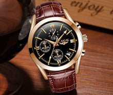 Load image into Gallery viewer, Watch men  Brand Luxury Fashion Quartz Sport Watches Men Full Steel Military Clock Waterproof Gold men&#39;s Watch Relogio Masculino