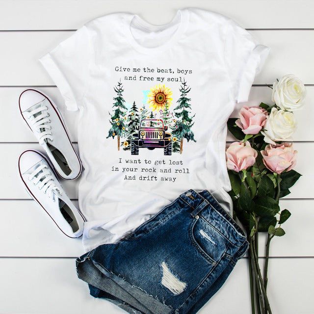 Summer New 90 ’s Leopard Heartbeat Short Sleeve Print Clothing Women's T-Shirt Harajuku Graphic Clothing Women's Top,Drop Ship