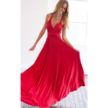 Charger l&#39;image dans la galerie, Sexy Women Multiway Wrap Convertible Boho Maxi Club Red Dress Bandage Long Dress Party Bridesmaids Infinity Robe Longue Femme