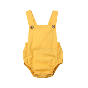 0-3Y Newborn Kids Bodysuit Baby Boy Girl Clothes Jumpsuit Sunsuit Outfits Soild Children&#39;s Clothes Baby Summer Clothing