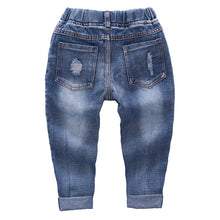 Charger l&#39;image dans la galerie, IENENS 2-7Y Fashion Boys Casual Jeans Trousers Baby Toddler Boy&#39;s Denim Pants Kids Children Slim Long Pants Bottoms Clothing