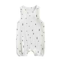 Charger l&#39;image dans la galerie, Baby Boys Girls Romper Summer Toddler Newborn Infant Sleeveless Cactus Print Cotton Linen Jumpsuits Playsuits Overalls Outfits