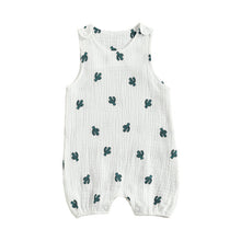 Charger l&#39;image dans la galerie, Baby Boys Girls Romper Summer Toddler Newborn Infant Sleeveless Cactus Print Cotton Linen Jumpsuits Playsuits Overalls Outfits