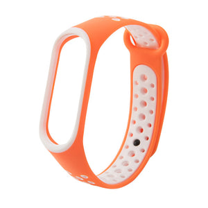 Strap For Xiaomi Mi Band 6 5, Silicone Anti-sweat Replacement Wrist Strap for MiBand 3 4, Sports Bracelet Wristband Accessories