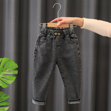 Load image into Gallery viewer, Autumn Spring Baby Boys Jeans Pants Kids Clothes Cotton Casual Children Trousers Denim Boys Clothes 2-6Year Blue and Beige