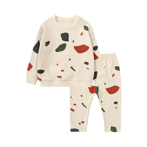 Baby Clothing For 0-5Y Baby Girl Clothes Set Spring Newborn Baby Boy Clothes Sweater + Pants Kids Pajamas Toddler Kids Clothes