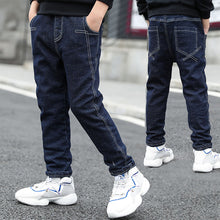 Load image into Gallery viewer, IENENS 5-13Y Kids Boys Clothes Skinny Jeans Classic Pants Children Denim Clothing Long Bottoms Baby Boy Casual Trousers