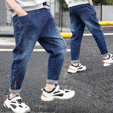 Load image into Gallery viewer, IENENS 5-13Y Kids Boys Clothes Skinny Jeans Classic Pants Children Denim Clothing Long Bottoms Baby Boy Casual Trousers