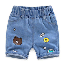 Load image into Gallery viewer, Summer Baby Boys Denim Shorts Fashion Hole Children Jeans South Korea Style Boy Casual Cowboy Shorts Child Toddler Beach Pants