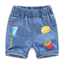 Load image into Gallery viewer, Summer Baby Boys Denim Shorts Fashion Hole Children Jeans South Korea Style Boy Casual Cowboy Shorts Child Toddler Beach Pants