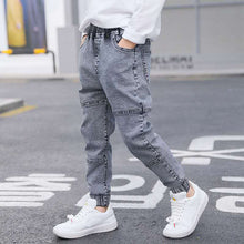 Load image into Gallery viewer, 2022  Kids Boys Jeans Baby Clothes Classic Pants Children Denim Clothing Infant Boy Casual Bowboy Bottoms Trousers  4-12 Years