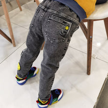 Charger l&#39;image dans la galerie, 2022  Kids Boys Jeans Baby Clothes Classic Pants Children Denim Clothing Infant Boy Casual Bowboy Bottoms Trousers  4-12 Years