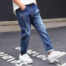 Load image into Gallery viewer, IENENS Kids Boys Jeans  Fashion Clothes Classic Pants Denim Clothing Children Baby Boy Casual Bowboy Long Trousers  5-13Y