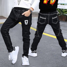 Load image into Gallery viewer, IENENS Kids Boys Jeans  Fashion Clothes Classic Pants Denim Clothing Children Baby Boy Casual Bowboy Long Trousers  5-13Y