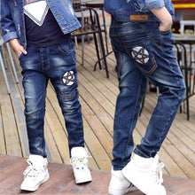 Load image into Gallery viewer, IENENS Kids Boys Jeans  Fashion Clothes Classic Pants Denim Clothing Children Baby Boy Casual Bowboy Long Trousers  5-13Y