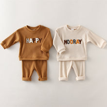 Load image into Gallery viewer, Fashion Baby Clothes Set Spring Toddler Baby Boy Girl Casual Tops Sweater + Loose Trouser 2pcs Newborn Baby Boy Clothing Outfits