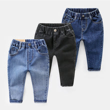 Load image into Gallery viewer, Boys jeans 2022 spring new baby all-match foreign style long pants children's casual pants trend P6308
