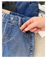 Load image into Gallery viewer, Boys jeans 2022 spring new baby all-match foreign style long pants children's casual pants trend P6308