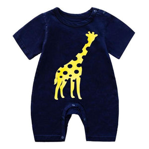 Newborn Baby Clothes Summer Short Sleeve Rompers Infant Boys Girls Cartoon Cotton Jumpsuit Toddler Thin Pajamas One Piece Outfit