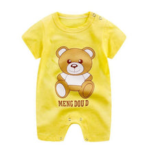 Load image into Gallery viewer, Newborn Baby Clothes Summer Short Sleeve Rompers Infant Boys Girls Cartoon Cotton Jumpsuit Toddler Thin Pajamas One Piece Outfit