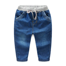 Charger l&#39;image dans la galerie, IENENS 2-7Y Fashion Boys Casual Jeans Trousers Baby Toddler Boy&#39;s Denim Pants Kids Children Slim Long Pants Bottoms Clothing