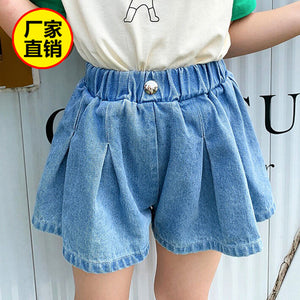 Summer Baby Boys Denim Shorts Fashion Hole Children Jeans South Korea Style Boy Casual Cowboy Shorts Child Toddler Beach Pants