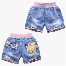 Load image into Gallery viewer, Summer Baby Boys Denim Shorts Fashion Hole Children Jeans South Korea Style Boy Casual Cowboy Shorts Child Toddler Beach Pants