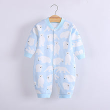 Load image into Gallery viewer, Cotton Baby Jumpsuit Baby Long Sleeve Toddler Romper Clothes Newborn Cute Romper Baby Home Clothes Baby Girl Winter Clothes