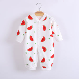 Cotton Baby Jumpsuit Baby Long Sleeve Toddler Romper Clothes Newborn Cute Romper Baby Home Clothes Baby Girl Winter Clothes