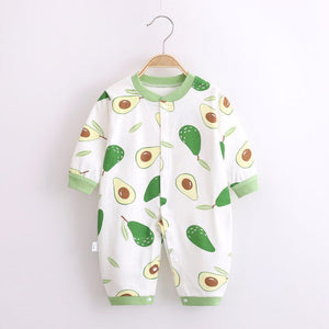 Cotton Baby Jumpsuit Baby Long Sleeve Toddler Romper Clothes Newborn Cute Romper Baby Home Clothes Baby Girl Winter Clothes