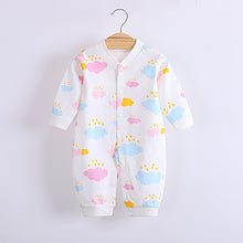 Load image into Gallery viewer, Cotton Baby Jumpsuit Baby Long Sleeve Toddler Romper Clothes Newborn Cute Romper Baby Home Clothes Baby Girl Winter Clothes