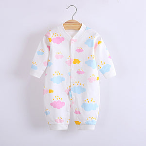 Cotton Baby Jumpsuit Baby Long Sleeve Toddler Romper Clothes Newborn Cute Romper Baby Home Clothes Baby Girl Winter Clothes