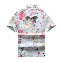 Load image into Gallery viewer, 26 Colors Summer Fashion Mens Hawaiian Shirts Short Sleeve Button Coconut Tree Print Casual Beach Aloha Shirt Plus Size 5XL