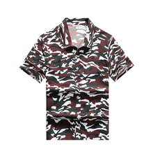 Load image into Gallery viewer, 26 Colors Summer Fashion Mens Hawaiian Shirts Short Sleeve Button Coconut Tree Print Casual Beach Aloha Shirt Plus Size 5XL