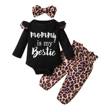 Charger l&#39;image dans la galerie, 0-24M Newborn Infant Baby Girls Ruffle T-Shirt Romper Tops Leggings Pant Outfits Clothes Set Long Sleeve Fall Winter Clothing