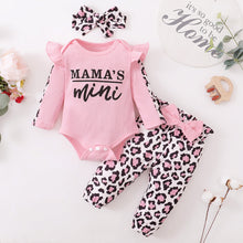 Charger l&#39;image dans la galerie, 0-24M Newborn Infant Baby Girls Ruffle T-Shirt Romper Tops Leggings Pant Outfits Clothes Set Long Sleeve Fall Winter Clothing