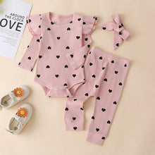 Load image into Gallery viewer, 0-24M Newborn Infant Baby Girls Ruffle T-Shirt Romper Tops Leggings Pant Outfits Clothes Set Long Sleeve Fall Winter Clothing