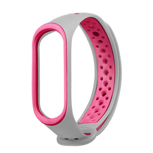 Strap For Xiaomi Mi Band 6 5, Silicone Anti-sweat Replacement Wrist Strap for MiBand 3 4, Sports Bracelet Wristband Accessories