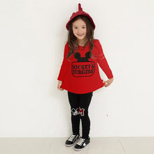 Load image into Gallery viewer, Girls Clothes Sets Spring autumn  Costume kids Clothing suit Two pieces Minnie Long Sleeve dress toddler Children clothing