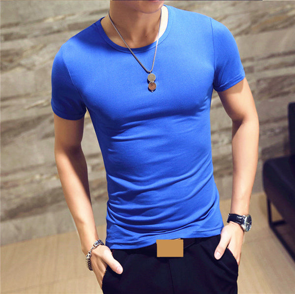 V Neck Shirts Men ajstarboutique Clothing 10 colors V neck Men's T Shirt Men Fashion Tshirts Fitness Casual For Male T-shirt S-5XL Free Shipping online shopping